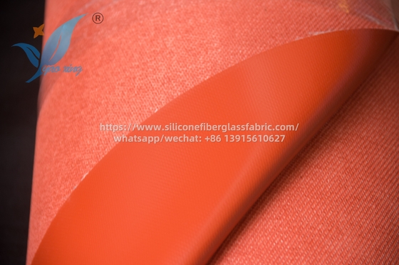 Vải sợi thủy tinh phủ silicone cách nhiệt một mặt