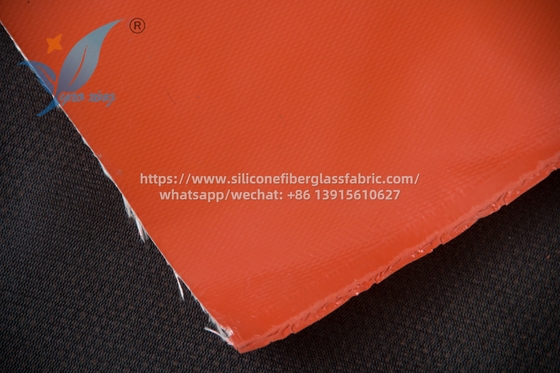 Vải sợi thủy tinh phủ silicone cách nhiệt một mặt