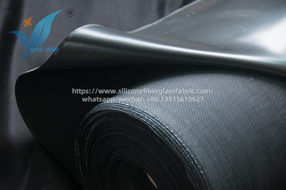 0.4mm chống cháy vải rèm silicone nhẹ