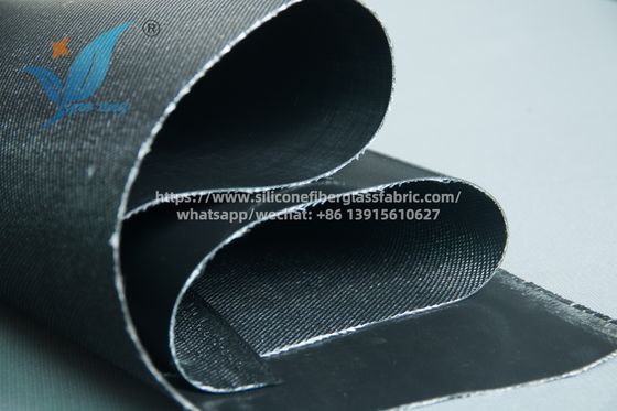 Vải sợi thủy tinh phủ cao su silicone công nghiệp cho nhà máy thép và nhà máy điện
