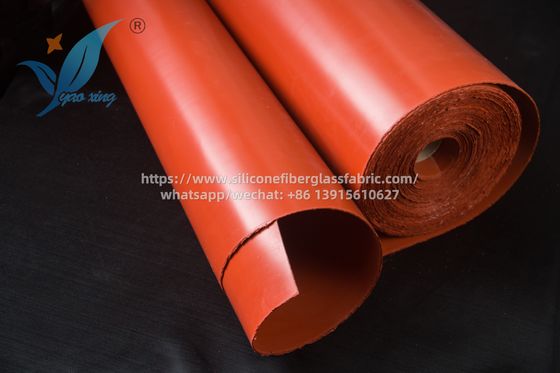 Chăn chữa cháy ngoài trời rộng 1m Vải sợi thủy tinh tráng cao su silicone dày 3.0mm chịu nhiệt