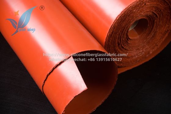 Chăn chữa cháy ngoài trời rộng 1m Vải sợi thủy tinh tráng cao su silicone dày 3.0mm chịu nhiệt