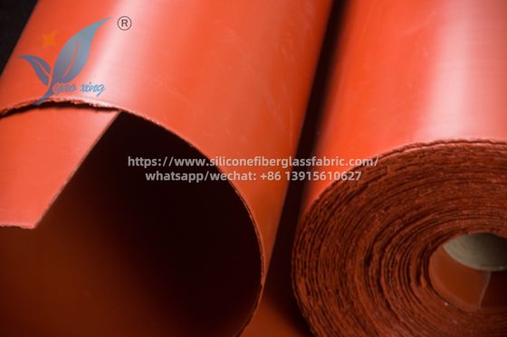 Chăn chữa cháy ngoài trời rộng 1m Vải sợi thủy tinh tráng cao su silicone dày 3.0mm chịu nhiệt