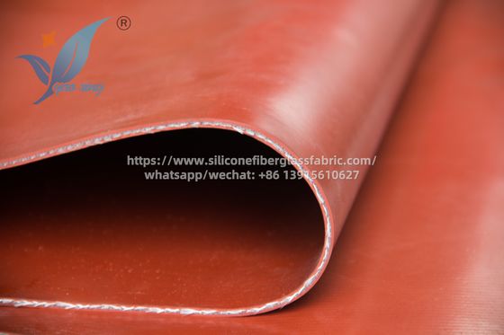 2.5mm Twill Weave Silicone Fabric 50m Độ dài Kháng nhiệt Công suất nặng cho môi trường nhiệt độ cao