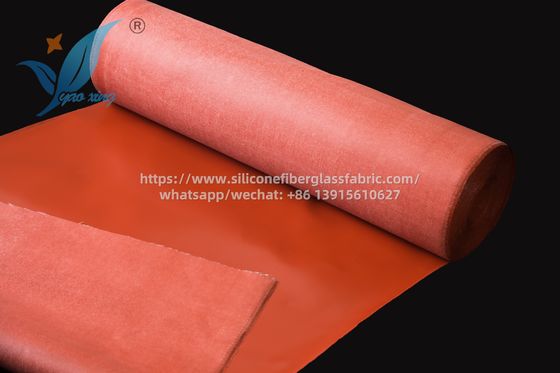 1.0m Silicone vải sợi thủy tinh đơn giản dệt chống nhiệt độ cao