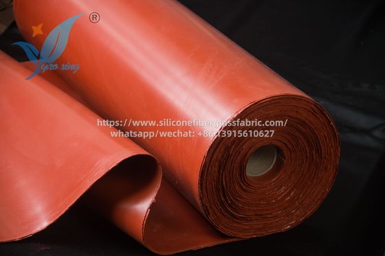 4.0mm Khả năng chống cháy vải sợi thủy tinh silicone chất lượng công nghiệp bền