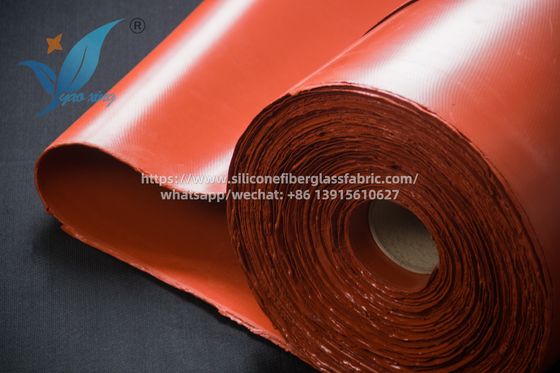 Vải sợi thủy tinh được phủ silicone vải gia công đóng tàu