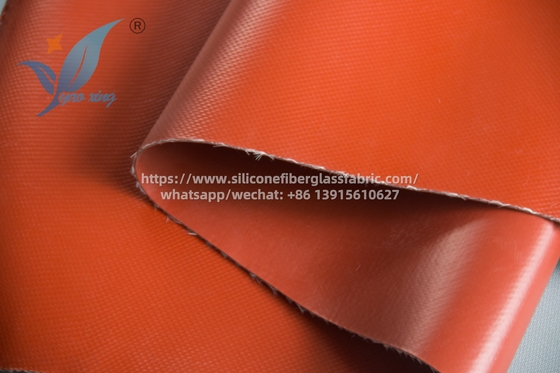 Vải sợi thủy tinh phủ silicone 4mm để chống nhiệt độ cao