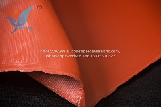 Vải sợi thủy tinh phủ silicone cách nhiệt một mặt