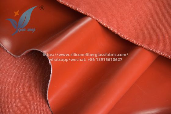 Vải silicone chống cháy màu đỏ chống nhiệt độ 200 độ C cho vỏ công nghiệp