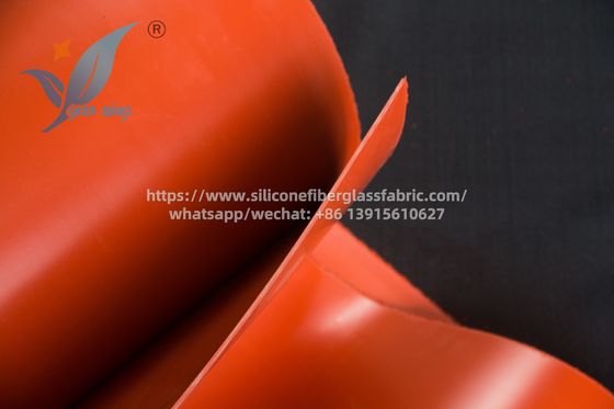 1.5mm vải hai mặt silicone phủ sợi thủy tinh cho các đầu nối ống dẫn