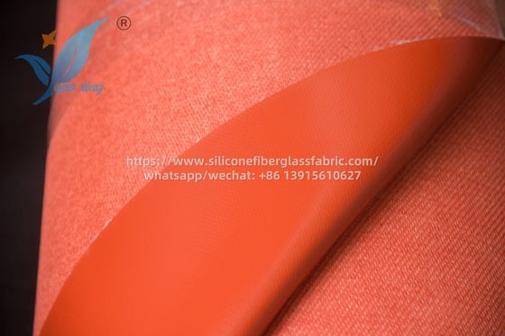 1.0m Silicone vải sợi thủy tinh đơn giản dệt chống nhiệt độ cao