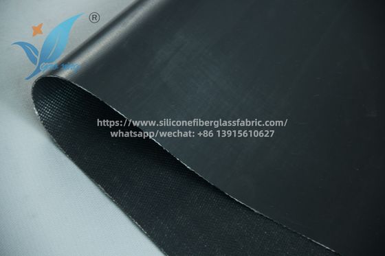 Vải sợi thủy tinh silicone chống cháy 1.1mm cho Nhà máy nhiệt điện