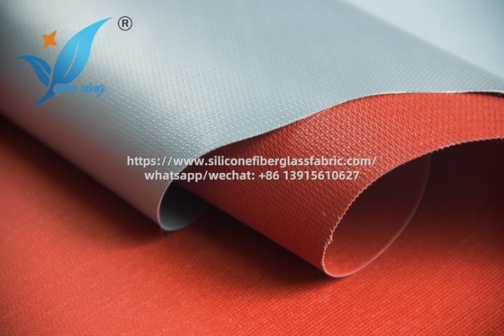 50m công nghiệp silicone phủ sợi thủy tinh vải 200 độ C chống lão hóa