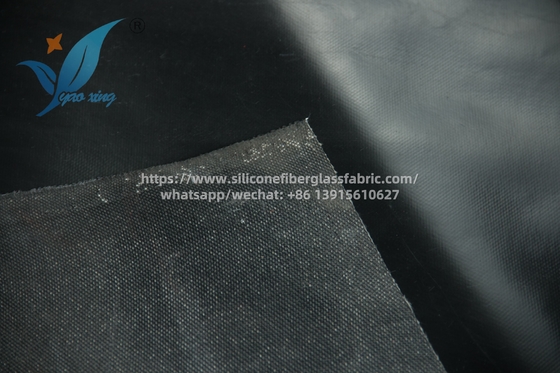 1.5mm Silicone phủ sợi thủy tinh vải chống nhiệt satin dệt