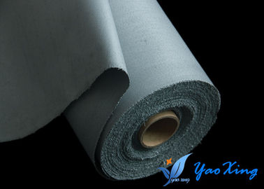 SGS silicone tráng phủ sợi thủy tinh chống cháy Chiều rộng 100cm cho đường ống