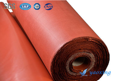 Vải sợi thủy tinh tráng silicone chống cháy Twill dệt 0,42mm