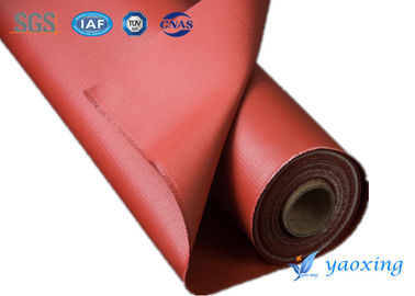 Vải cao su silicon công nghiệp bọc vải sợi thủy tinh / vải tẩm silicone