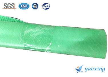 Vải thủy tinh tráng cao su silicone màu xanh lá cây với chất chống cháy tốt