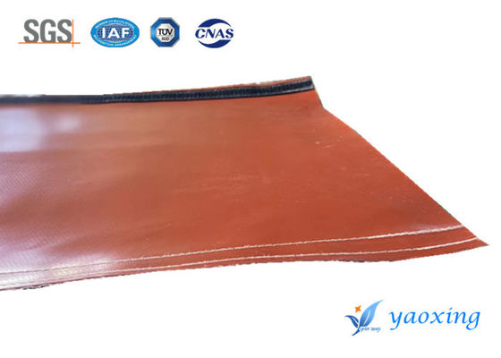 Vải sợi thủy tinh silicon mềm cường độ cao cho cửa chống cháy