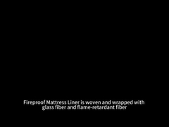 Vải kéo dài chống cháy bông cho nệm