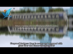 Ống nệm Liner màu trắng đan kéo phủ chống cháy